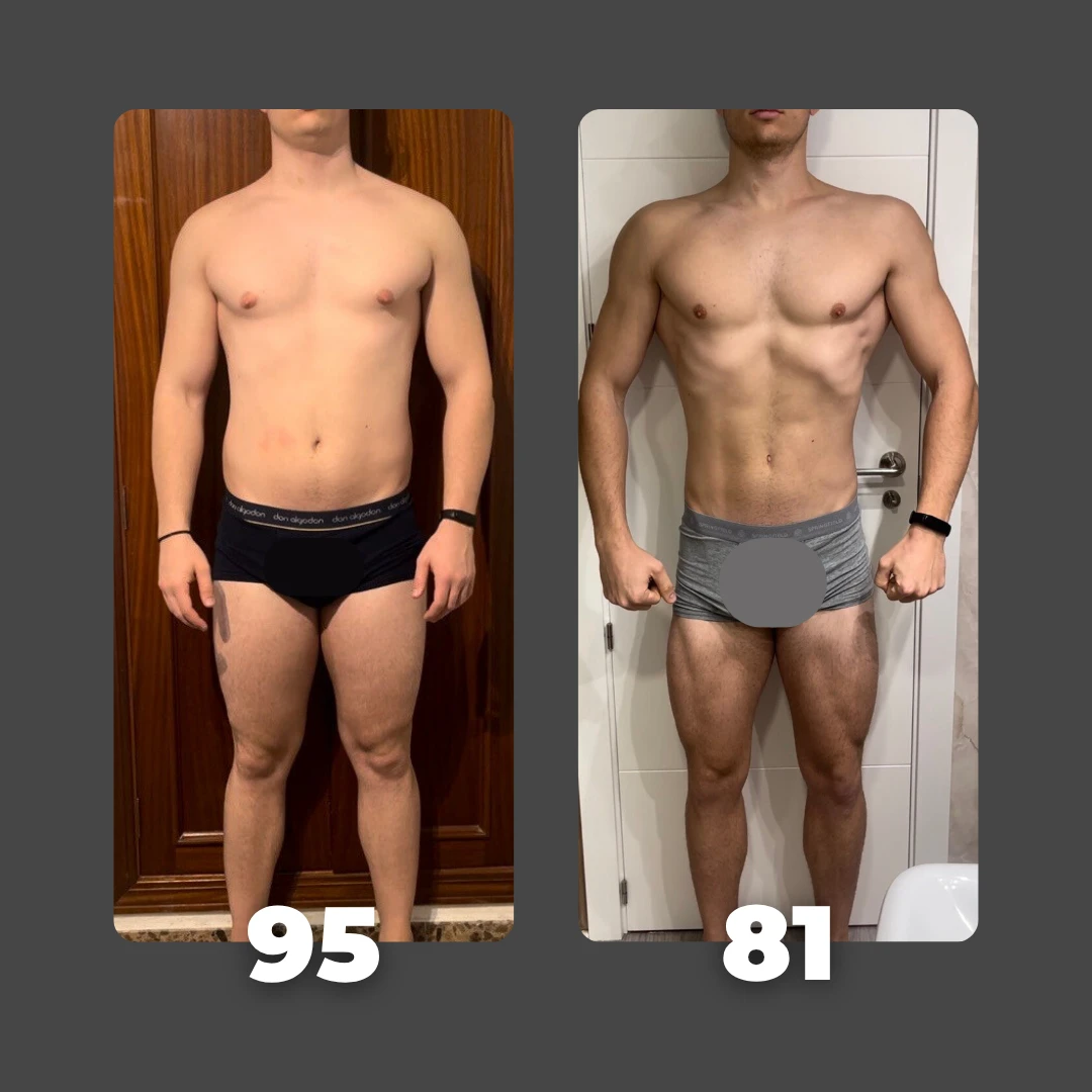 Transformación de cliente: 95 a 81 kg