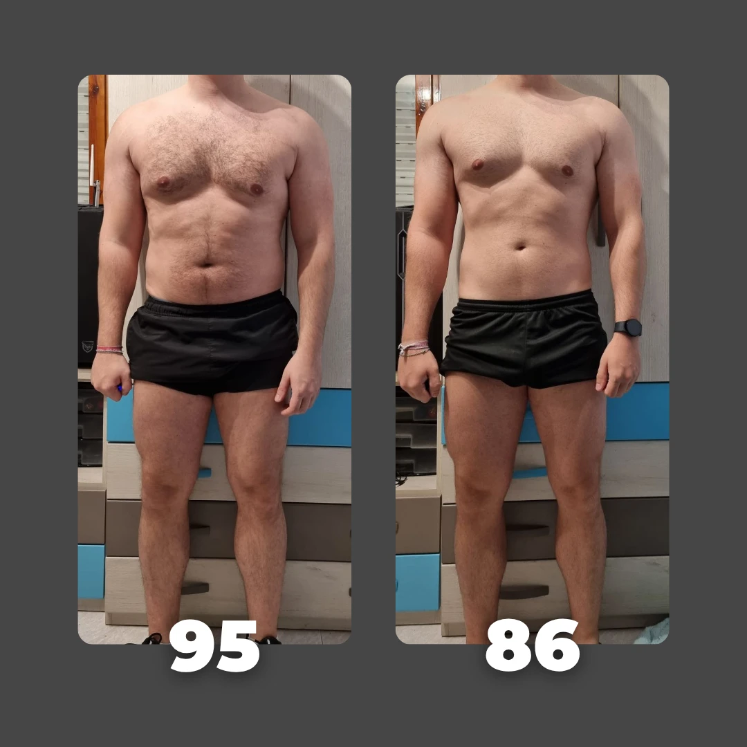 Transformación de cliente: de 95 a 86 kg